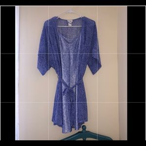 Cinema Etoile belted robe and nightie